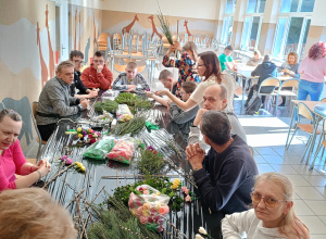 Warsztaty robienia palm wielkanocnych